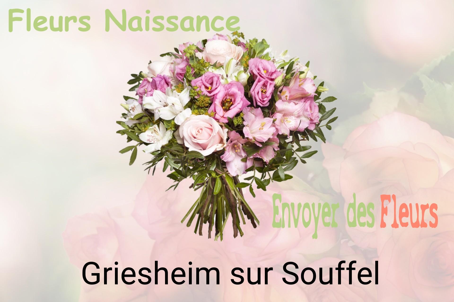 Bouquet de fleurs de naissance livré à Griesheim-sur-Souffel