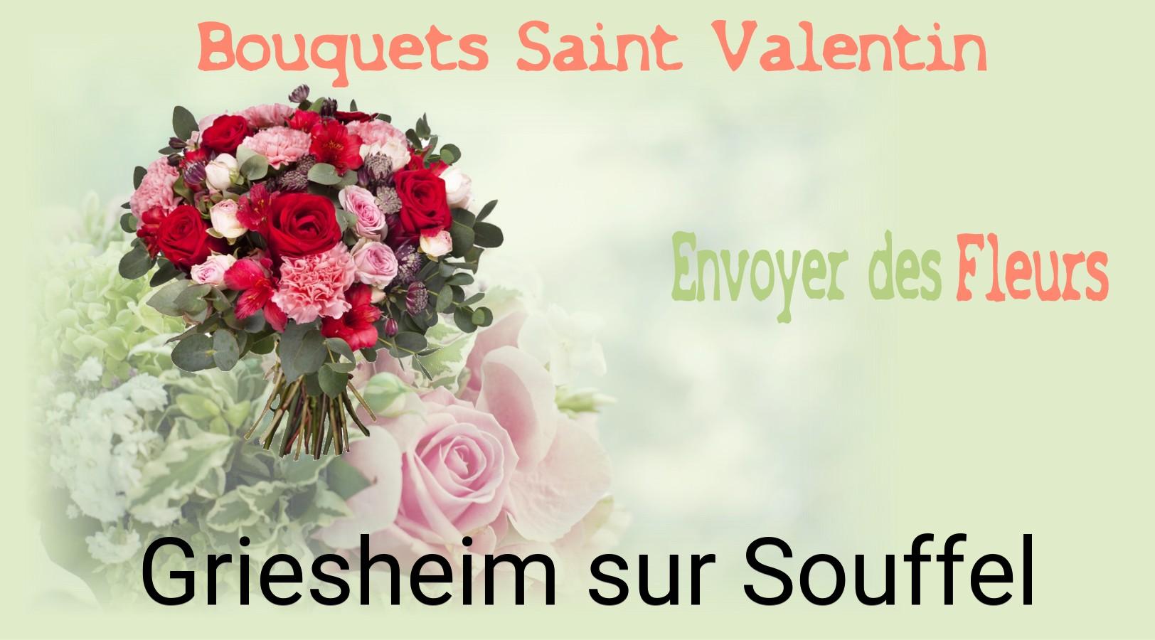 Roses de Saint-Valentin livrées à Griesheim-sur-Souffel